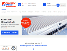 Tablet Screenshot of klimaanlage.at